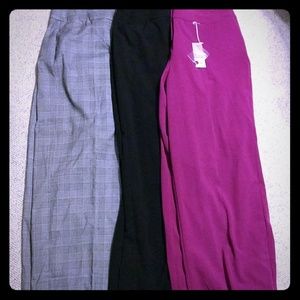 3 pairs LB wide leg "Allie" pants